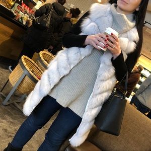 Genuine fur vest